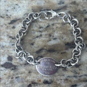 Tiffany & Co. Sterling Silver Chain Bracelet